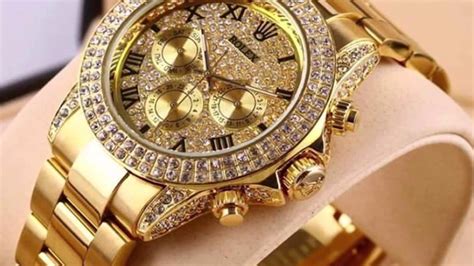 rolex watch women gold and silver|Rolex 24k gold watch.